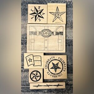 Texas Star Celebration Stamp Set